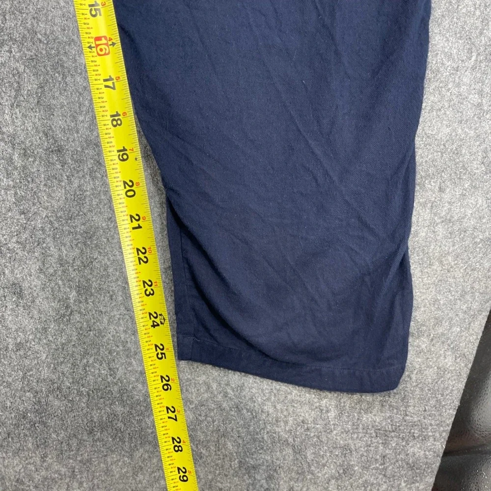 Polo Ralph Lauren Pants Mens XL Blue Knit Pajama Lounge Drawstring Pony Logo